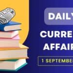 Current Affairs 1 September 2024 in Hindi