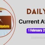 1 February 2025 Current Affairs in Hindi