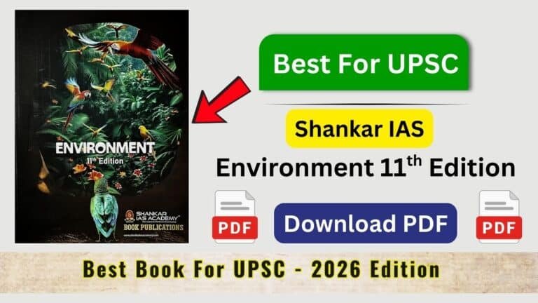 Shankar IAS Environment 11th Edition Book Pdf Download