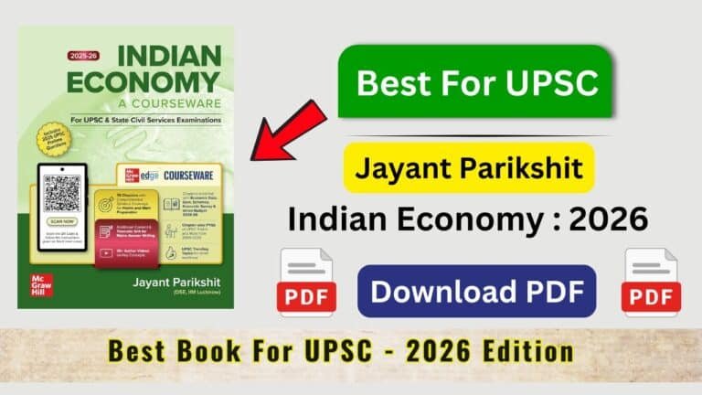 Indian Economy Book 2026 by Jayant Parikshit Pdf Review